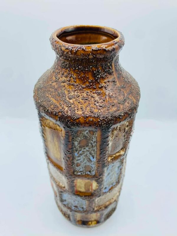 Mid Century Modern Fat Lava West German Art Pottery By Maurice Chalvignac