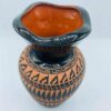 Signed "C. Smith" Native American Navajo Etched Pottery Vase