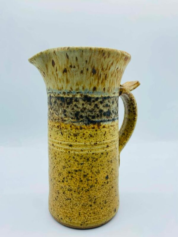 Handcrafted stoneware Studio Art Pottery Pitcher