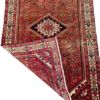 Origin "Hamedan" Hosein Abad Persian Tribal Rug Hand Knotted Natural Dyes with Geometric Floral Patterns 7'3" X 4'8"
