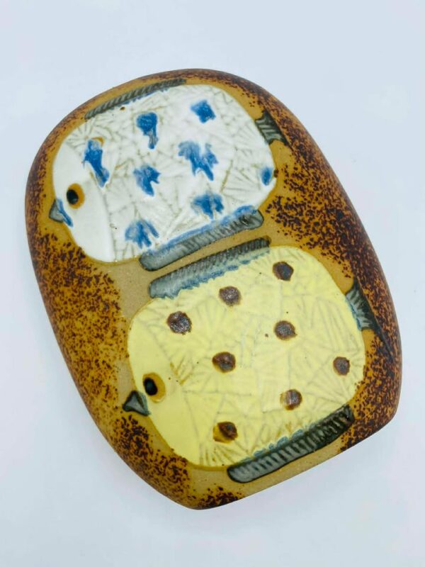 Vintage Japanese Studio Pottery Fish Vase