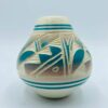 Native American Hozoni Pottery Vase Signed By Navajo Artist