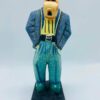 Hand-Carved Wooden Folk Art Figurine