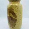 Signed "Tamarack Studios" Rustic Carved Stoneware Pottery Vase