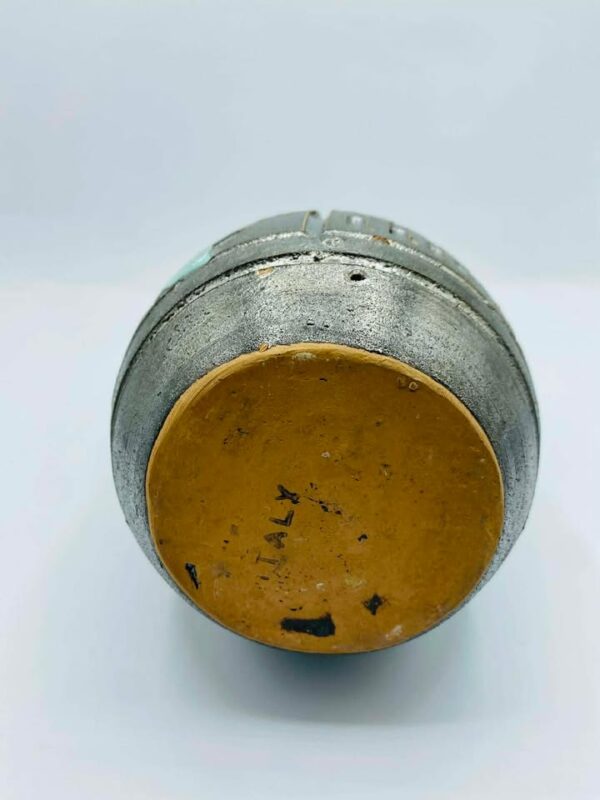 1960s "Sheres TO BEAUTIFY YOUR HOME" Made in Italy Pottery Vase