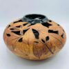 Vintage Meyer Malabar Pottery Leaf Imprint Vase