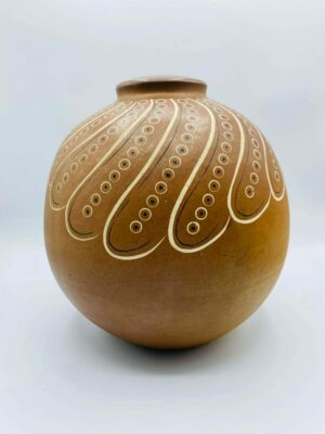 1979 Handmade Terracotta/Clay Signed Studio Pottery Vase/Pot