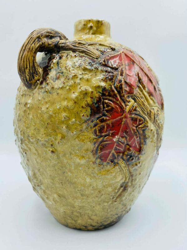 Mid Century Modern Fat Lava West Germany Pottery Textured Vase