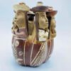 Peruvian Folk Art "Gossiping Women" Terra Cotta Clay Whistle