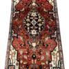 Origin "Bijar" Persian Rug Hand Knotted Natural Dyes with Geometric Patterns 6'8" X 2'8"