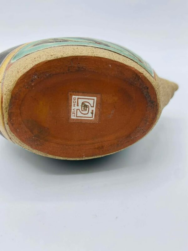 1980s Set of 3 Vintage Terracotta Fish Shape Vases Made in Vietnam