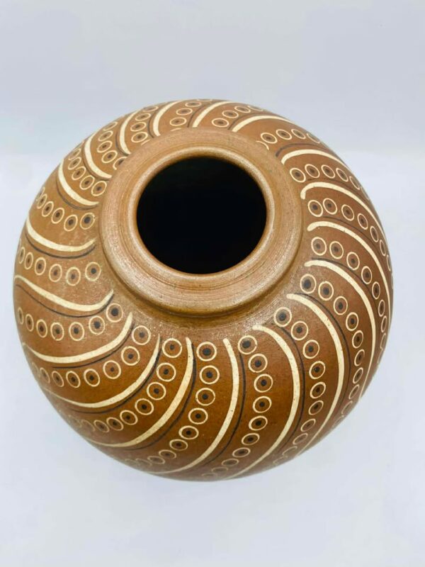 1979 Handmade Terracotta/Clay Signed Studio Pottery Vase/Pot