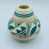 Native American Hozoni Pottery Vase Signed By Navajo Artist