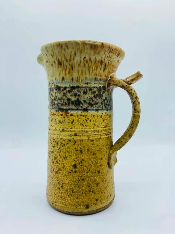 Handcrafted stoneware Studio Art Pottery Pitcher