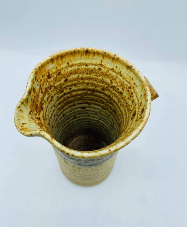 Handcrafted stoneware Studio Art Pottery Pitcher