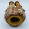Peruvian Folk Art "Gossiping Women" Terra Cotta Clay Whistle