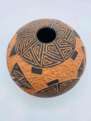 Signed "JA" Acoma Pueblo N.M Native American Pottery Vase