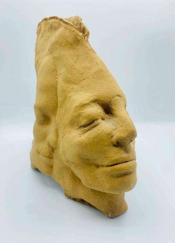 Abstract/Multi-faced Terra Cotta Sculpture