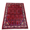 Origin "Hossein" Hand Knotted Persian Rug Natural Dyes with Geometric Floral Patterns 4’8″ X 3’6″