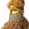 Kuba Nyet Horned Helmet Mask – Royal Ceremonial Mask