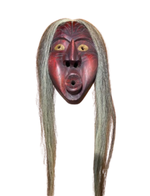 Haudenosaunee False Face Society “Whistler” Mask (Blower Mask)